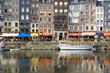 french harbor in normandy. french harbor in normandy.