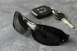 sunglasses and car keys