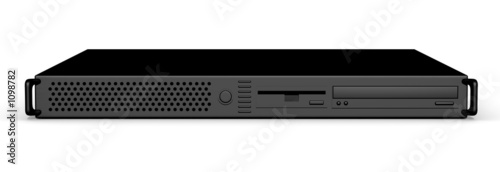 19 zoll server - schwarz