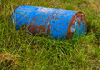 barrel in grass