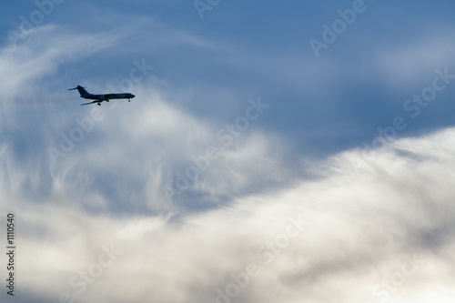 Photo: air liner and cloud air liner and cloud