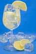 ice and lemon