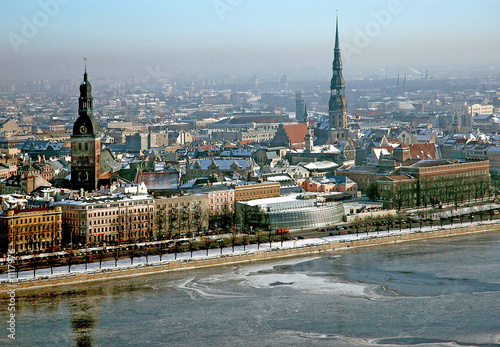 riga in the winter riga in the winter