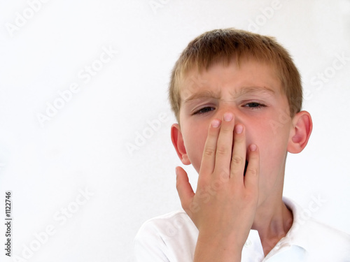 Photo: boy yawning boy yawning