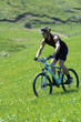 biker on green race biker on green race