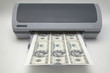 printer with 1000000 dollar bills printer with 1000000 dollar bills