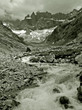 0378-massif de la meije, noir et blanc