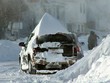 buried in snow