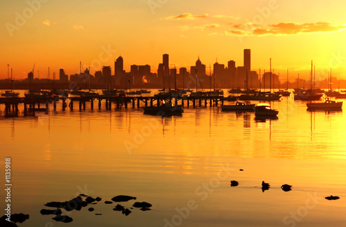 golden dawn over melbourne