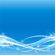 blue winter background
