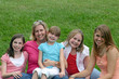 mom with children mom with children