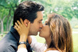 kissing couple