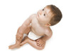 baby on white baby on white