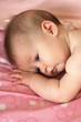 sleepy baby girl