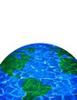 clean earth isolated