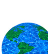 clean earth isolated clean earth isolated