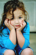 guilty little girl