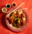 chinese food and chopsticks
