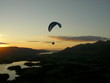 paraglider over derwentwater