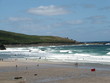 waves on the beach near st ives