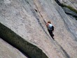 rock climbing woman