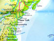 new york on map