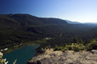 the view from the mountain peak