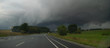 stormy road