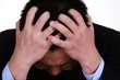 upset businessman