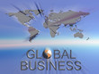 global business world map