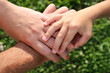 family hands