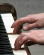 playing piano