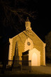 church at night