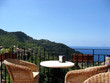 terasse avec vue sur mer