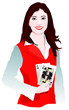 dealer with cards