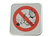 prohibition sign for dog droppings prohibition sign for dog droppings