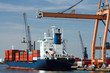 Detalii fotografie container navă
