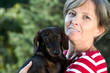 woman and her dog woman and her dog