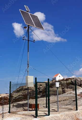 Photo: solar panel station solar panel station