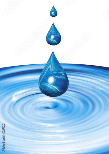 Illustration: liquid drops liquid drops