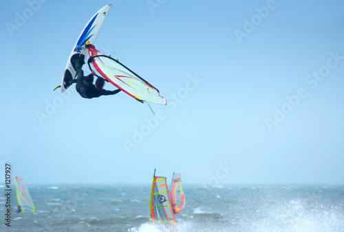 Photo: extreme windsurfing extreme windsurfing