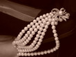 shoe laden with pearls shoe laden with pearls
