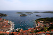 view over hvarin croatia view over hvarin croatia