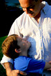 father son happy