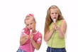 singing and pointing