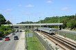subway train and expressway