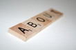 Photo: scrabble about scrabble about