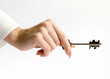 hand with key hand with key