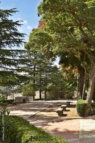 square in the center of avila. square in the center of avila.