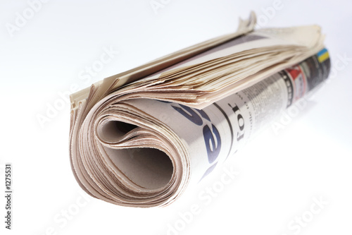 roll of newspaper
